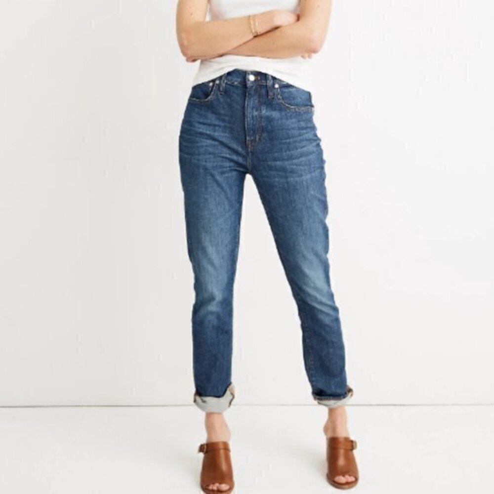 Madewell The High-Rise Slim Boyjean Size 25